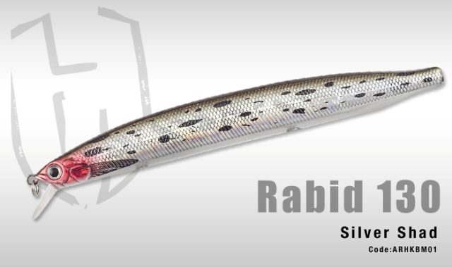 Herakles Rabid 130 Sp mm. 130 gr. 21 colore SILVER SHAD